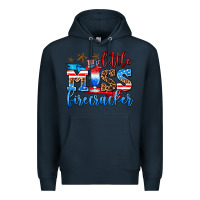 Navy little miss firecracker Premium Hoodie - AdoDesignShop