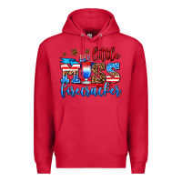Cardinal little miss firecracker Premium Hoodie - AdoDesignShop