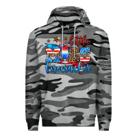 Slate Camo little miss firecracker Premium Hoodie - AdoDesignShop