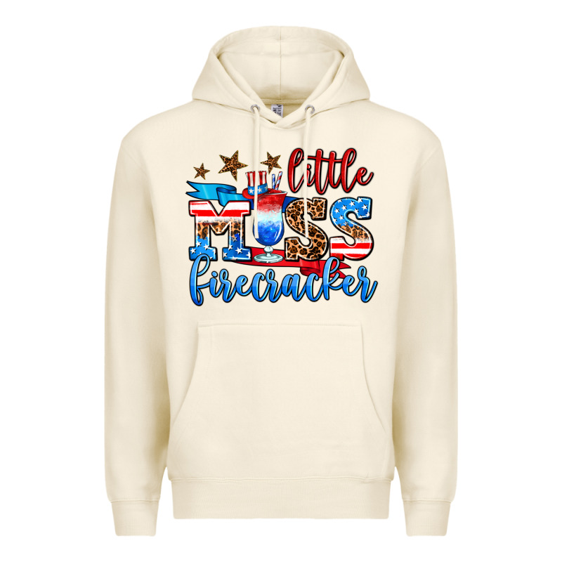 Little Miss Firecracker Premium Hoodie by AdoDesignShop | Teevron