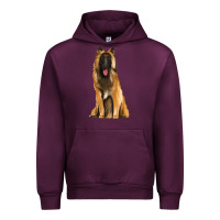 Mauve Wine belgian shepherd tervuren Urban Hoodie - Artiststas