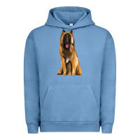 Pigment Pebble Blue belgian shepherd tervuren Urban Hoodie - Artiststas