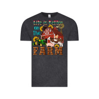 Vintage Black western life is better on the farm Vintage Tee - Artiststas