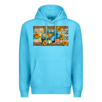 Ocean Blue Fall truck sunflowers Premium Hoodie - Artiststas