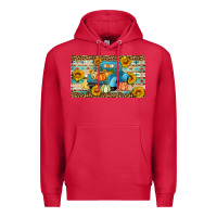 Cardinal Fall truck sunflowers Premium Hoodie - Artiststas