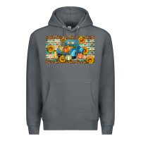Rock Fall truck sunflowers Premium Hoodie - Artiststas