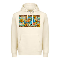 Tofu Fall truck sunflowers Premium Hoodie - Artiststas