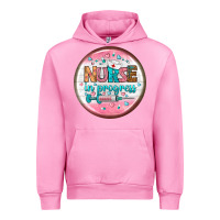 Fuchsia Pink nurse round earrings 2 Urban Hoodie - BundleAndBundleShop