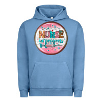Pigment Pebble Blue nurse round earrings 2 Urban Hoodie - BundleAndBundleShop