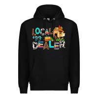 Black Local egg dealer Premium Hoodie - AdoDesignShop