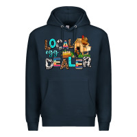 Navy Local egg dealer Premium Hoodie - AdoDesignShop
