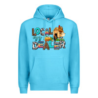 Ocean Blue Local egg dealer Premium Hoodie - AdoDesignShop