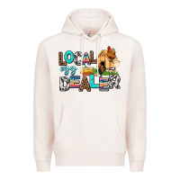 Pale Pink Local egg dealer Premium Hoodie - AdoDesignShop