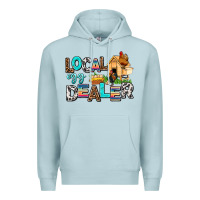 Blue Mist Local egg dealer Premium Hoodie - AdoDesignShop