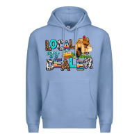 Colony Blue Local egg dealer Premium Hoodie - AdoDesignShop