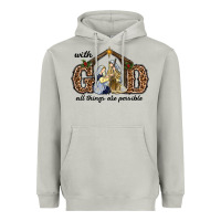 Moon Dust With God All Things Are Possible Heavyweight Hoodie - RanaPortraitStore