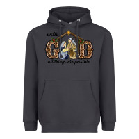 Smoke With God All Things Are Possible Heavyweight Hoodie - RanaPortraitStore
