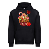 Black Christmas candy cupcake Urban Hoodie - AdoDesignShop