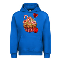 Cobalt Christmas candy cupcake Urban Hoodie - AdoDesignShop