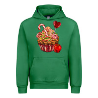 Emerald Christmas candy cupcake Urban Hoodie - AdoDesignShop