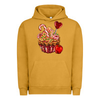 Pigment Peanut Butter Christmas candy cupcake Urban Hoodie - AdoDesignShop