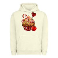 Pigment Pistachio Christmas candy cupcake Urban Hoodie - AdoDesignShop