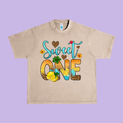 Sweet One Lemon Urban Heavy Tee Designed By Artiststas