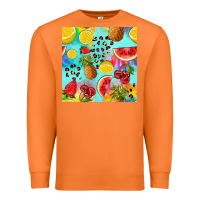 Carrot fruits tie dye seamless pattern Premium Sweatshirt - Zillion Design Studio