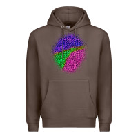 Coffee halloween leopard patch 1 Premium Hoodie - BundleAndBundleShop