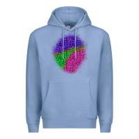 Colony Blue halloween leopard patch 1 Premium Hoodie - BundleAndBundleShop