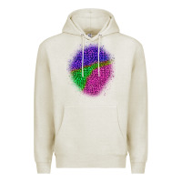 Oatmeal Heather halloween leopard patch 1 Premium Hoodie - BundleAndBundleShop