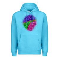 Ocean Blue halloween leopard patch 1 Premium Hoodie - BundleAndBundleShop