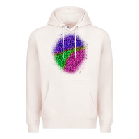 Pale Pink halloween leopard patch 1 Premium Hoodie - BundleAndBundleShop
