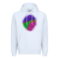 White halloween leopard patch 1 Premium Hoodie - BundleAndBundleShop