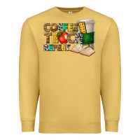 Antique Gold coffee teach repeat Premium Sweatshirt - texasbilliewilder