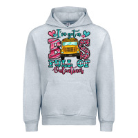 Heather Grey i've got a bus full of valentines school bus Urban Hoodie - Jasminsmagicworld