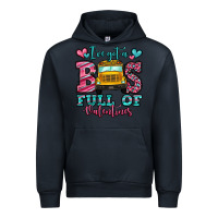 Navy i've got a bus full of valentines school bus Urban Hoodie - Jasminsmagicworld