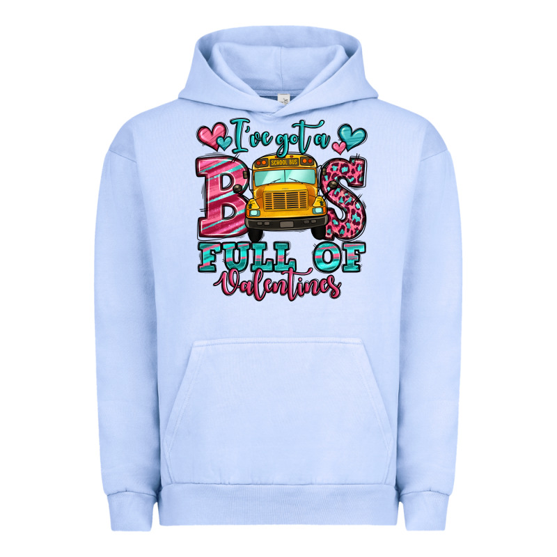 I've Got A Bus Full Of Valentines School Bus Urban Hoodie by Jasminsmagicworld | Teevron