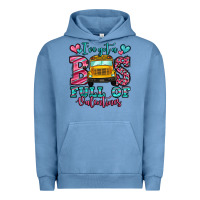 Pigment Pebble Blue i've got a bus full of valentines school bus Urban Hoodie - Jasminsmagicworld