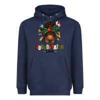 Navy educational coordinator life afro messy bun Heavyweight Hoodie - texasbilliewilder