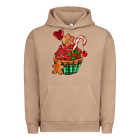 Pigment Burro christmas cupcake Urban Hoodie - AdoDesignShop