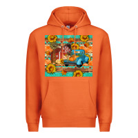 Carrot Farm life fall barn and truck Premium Hoodie - Artiststas