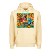 Pina Colada Farm life fall barn and truck Premium Hoodie - Artiststas