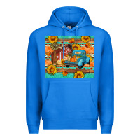 True Royal Farm life fall barn and truck Premium Hoodie - Artiststas
