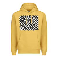 Antique Gold zebra background Premium Hoodie - RanaPortraitStore