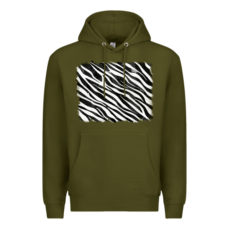 Zebra Background Premium Hoodie by RanaPortraitStore | Teevron