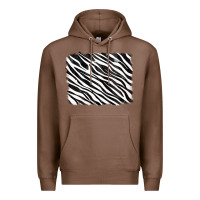 Chestnut zebra background Premium Hoodie - RanaPortraitStore