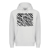Dove Grey zebra background Premium Hoodie - RanaPortraitStore