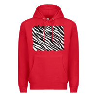 Red zebra background Premium Hoodie - RanaPortraitStore