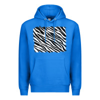 True Royal zebra background Premium Hoodie - RanaPortraitStore